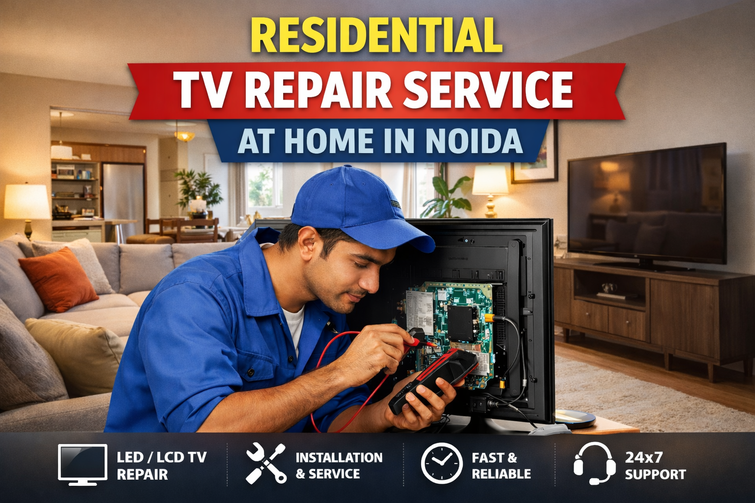 Home TV Repair Service in Noida Doorstep Technician